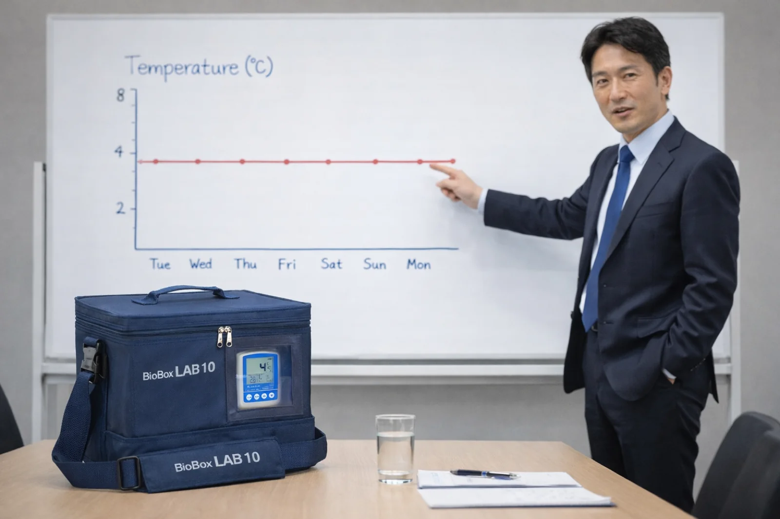 ドライアイスから蓄冷剤への切り替えイメージ - 脱炭素・コスト削減